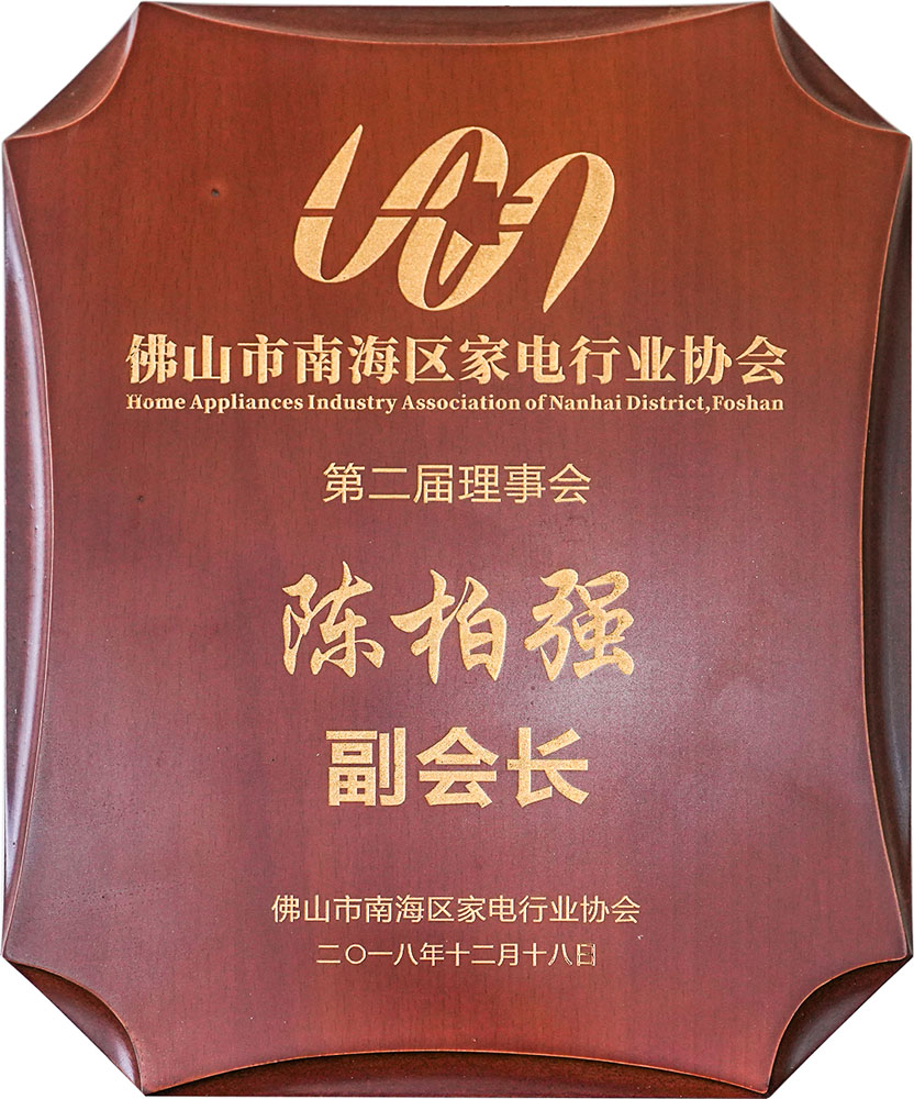 佛山市南海区家电行业协会副会长